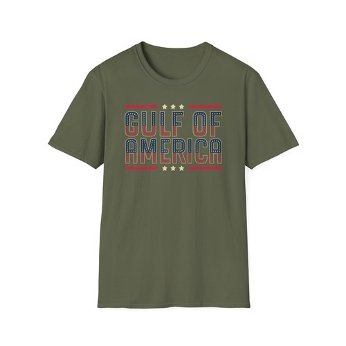 Gulf Of America T-shirt Funny Patriot Pride MAGA America Stars Trump Mexico S3XL - Afbeelding 20 van 46