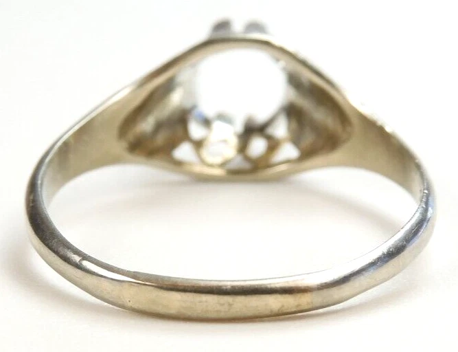 Antique 1920's Engagement Mounting 22KW Hold 5.5 MM Ring Size 10 UK-T1/2 Deco - Image 4 of 4