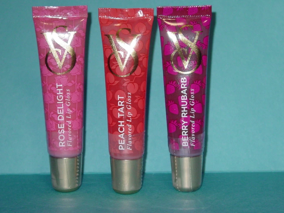 VICTORIA'S SECRET FLAVORED LIP GLOSS,TOTAL SHINE ADDICT,GET GLOSSED NEW *CHOOSE* - Image 3 of 4