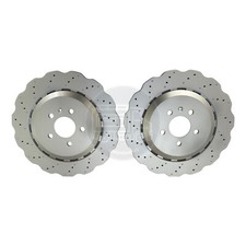 NEW Rear Disc Brake Rotors For Audi RS7 4.0L V8 2014-2016 4G8615601E