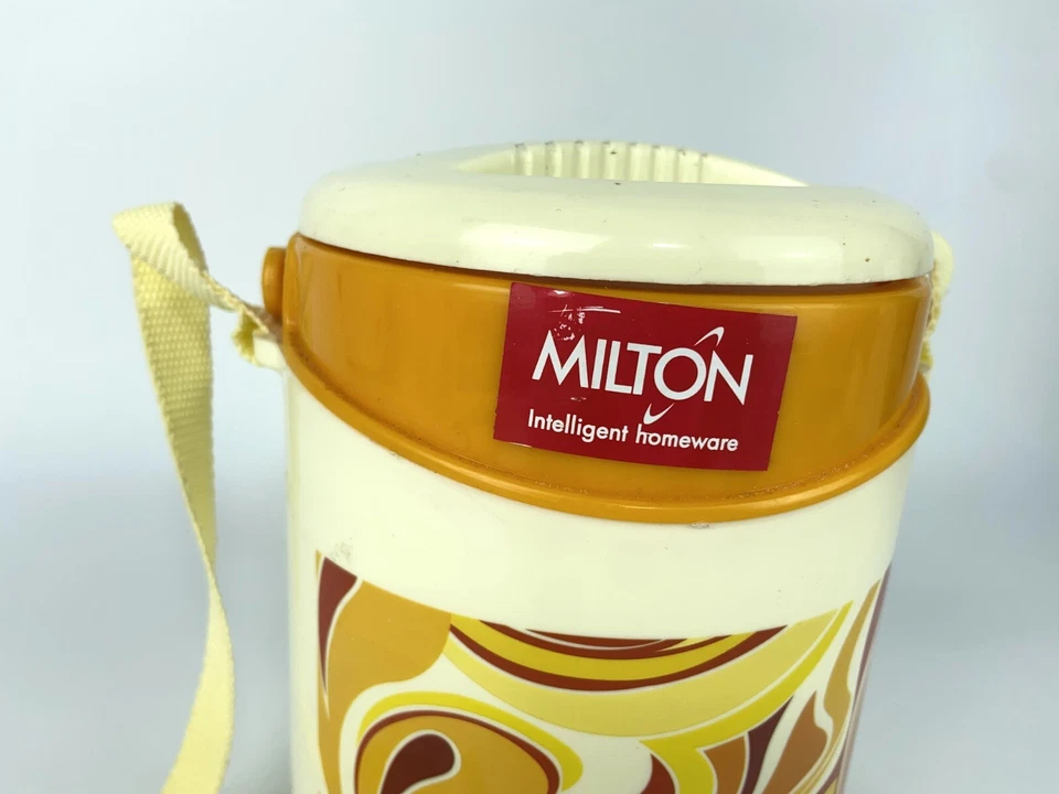 Vintage Milton Tiffin Lunch Box Carrier 3 Stainless Steel Containers - Image 3 of 4