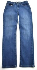 Levi's Womens Blue Comfortable Casual 5-Pocket Mid-Rise Skinny Denim Jeans 8