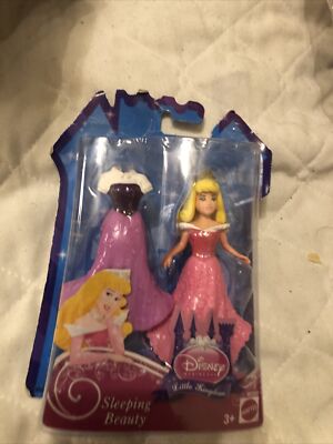 Disney Princess Little Kingdom Mini Sleeping Beauty Doll w/ Extra Outfit  NIB
