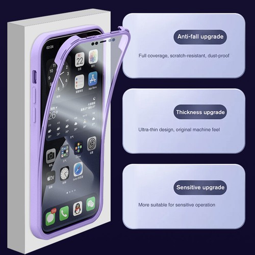 Shockproof 360 Case For iPhone 16 15 14 13 12 11 Pro Max XS Silicone Full Cover - Picture 4 of 19