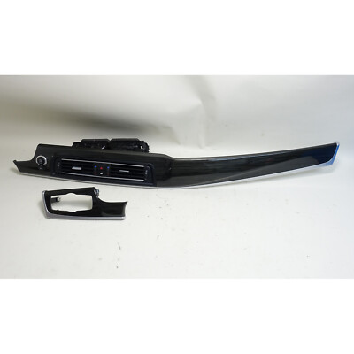 2011-2016 BMW F10 5-Series Sedan Front Dashboard Wood Trim Pair Fine Line OEM