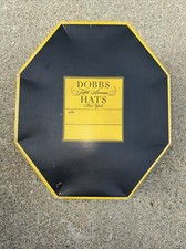 Dobbs Fifth Avenue Hat Box With Insert Cardboard Vintage 60s Large Octagon
