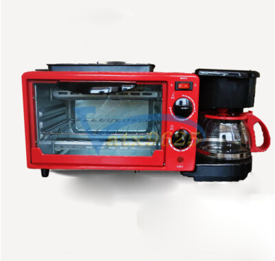 1PCS Breakfast Machine Coffee Maker Pan Bread Toaster   oven 3in1 #WD8
