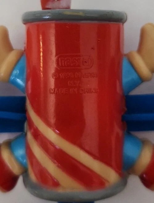 Figura de ventosa Stick A Rooz 1988 juguete taza de refresco con pajitas Foto 4 de 4