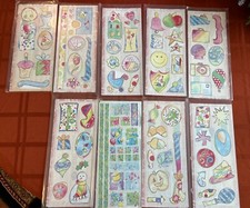 Creative Memories Jumbo Great Lengths Stickers Lot Includes All 9 Scrapbooking