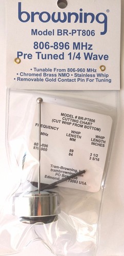 Mobilna antena radiowa NMO 800 900MHz z mocowaniem bagażnika złącze mini-UHF Motorola - Zdjęcie 2 z 4