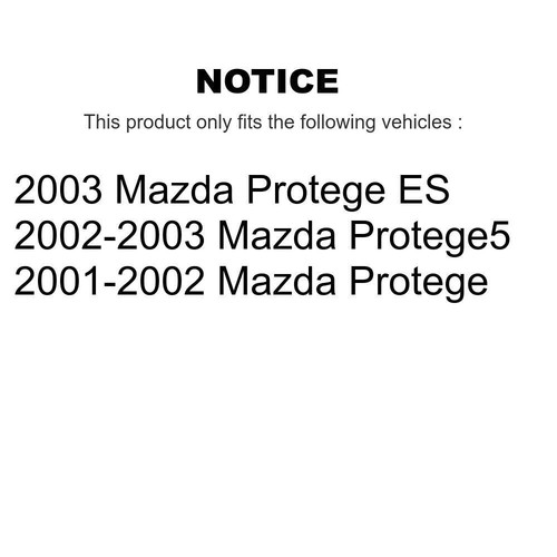 [Rear] Semi-Metallic Disc Brake Pads SIM-892 For Mazda Protege Protege5 - Picture 2 of 2