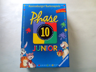 Phase 10 junior - mint condition - Ravensburger 2011 card game children family top