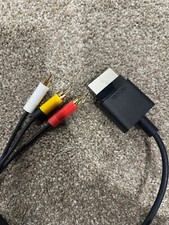 Official OEM Microsoft AV AUDIO VIDEO Composite Cable for the XBOX 360