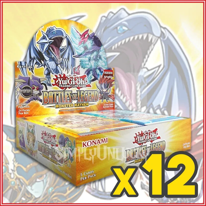YuGiOh BATTLES OF LEGEND: MONSTER MAYHEM BLMM BOOSTER BOX CASE