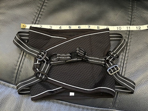 AOKCATS Cat and Puppy Harness, Size Large, Black, Reflective, New Without Tags - Picture 8 of 9