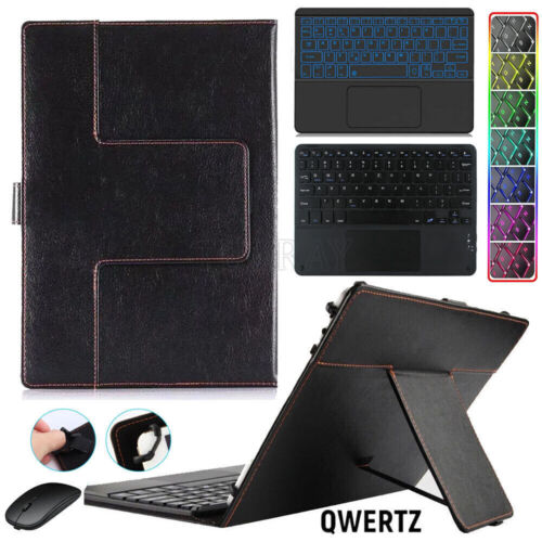 QWERTZ Tastatur Touchpad Maus Hülle Für Lenovo Tab P10 P11 Pro M10 HD | FHD Plus - Bild 1 von 43