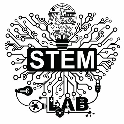 Home Wall Decal Science Technology Engineering Math Laboratory Design Decoration