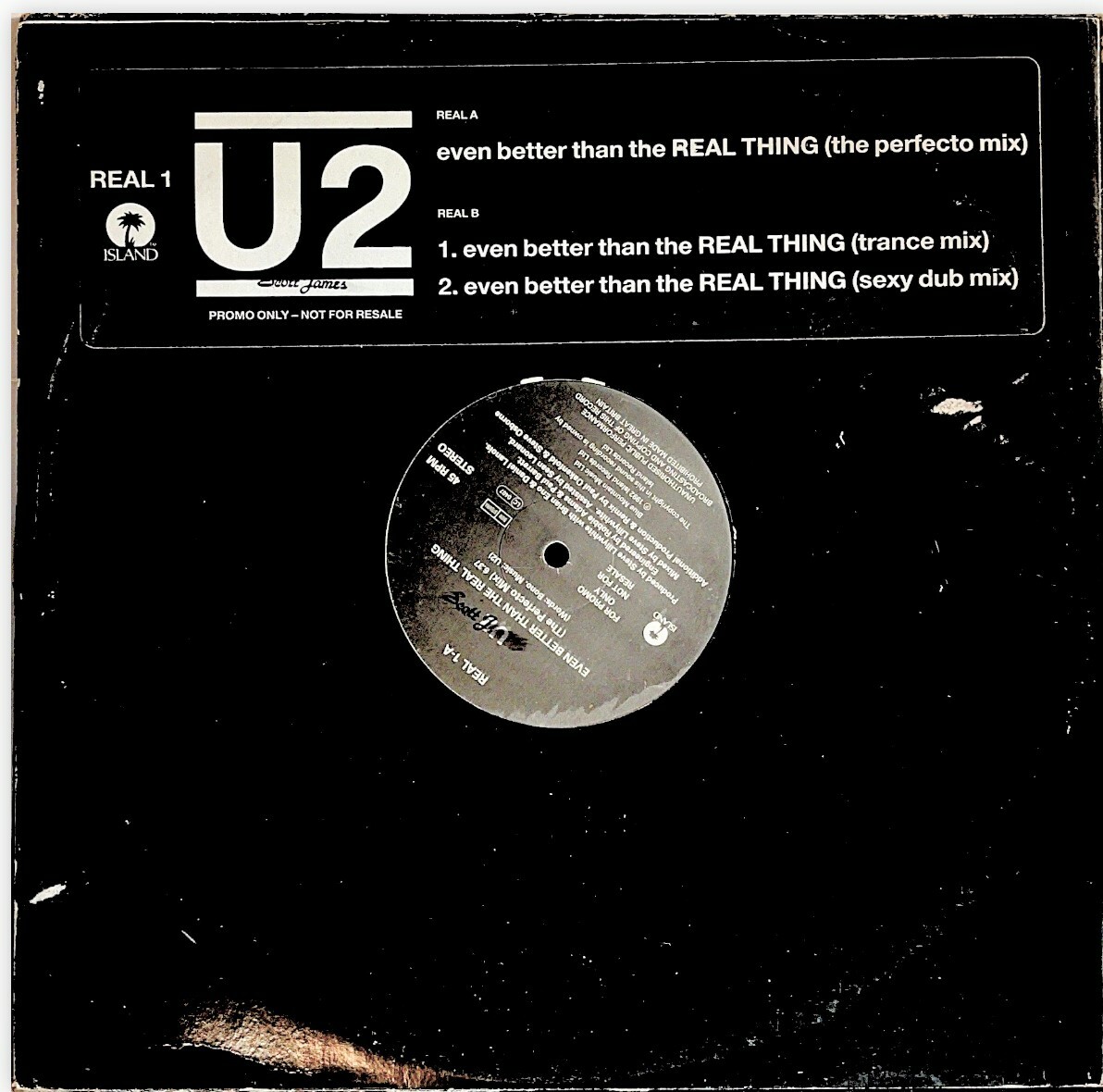 U2 - Even Better Than The Real Thing on 12