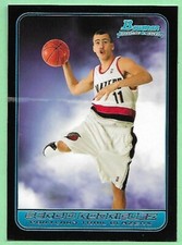 2006-07 Bowman Basketball Sergio Rodriguez RC #118 Blazers👍