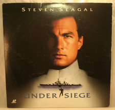 Laserdisc x  Under Siege  Steven Seagal Gary Busey Tommy Lee Jones Widescreen