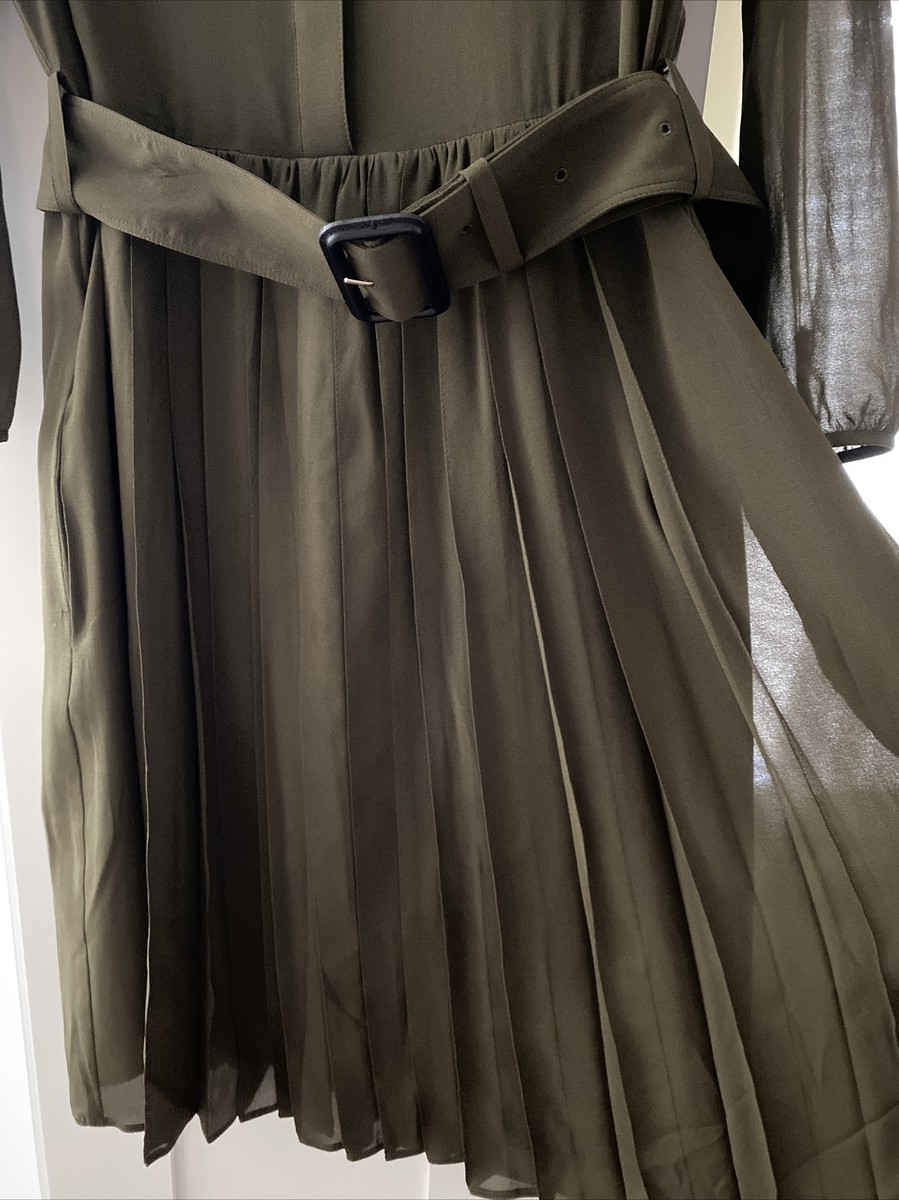 Burberry Woman Silk Dress Militar Green USA 6, UK 8 | eBay Burberry Woman Silk Dress Militar Green USA 6, UK 8 | eBay