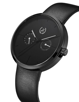 Hive Armbanduhr NEU UVP 129  - Saphirglas - Black/ Leder