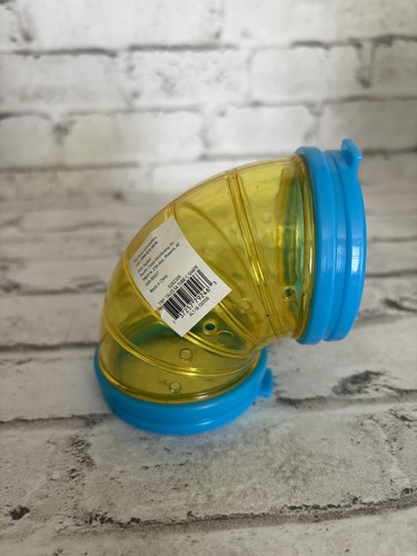 Tiny Tales gebogenes Transportrohr gelbe Hamster Rennmäuse Mäuse Neu mit Etikett - Bild 1 von 5