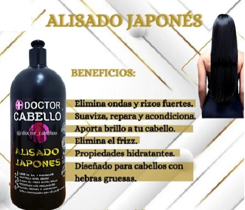 CIRUGIA CAPILAR DOCTOR CABELLO paso (JAPONES, MARROQUI, GOLD FORTE) 1LITRO