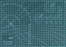 Modeler’s Craft Tool Bending CUTTING MAT (A4 SIZE/GREEN) For Model Building