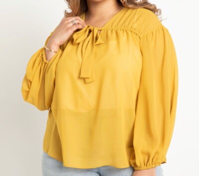 Tunnel Chiffon Blouse (size 14)