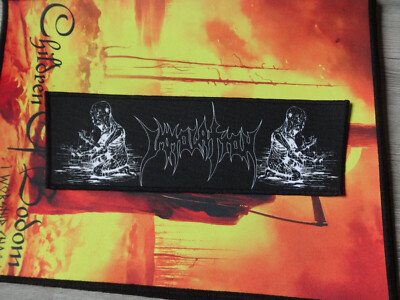 Immolation Back Patch Back Strip Death Metal Deeds Of Flesh Gorguts