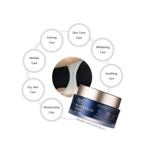 Dr.G crema lumaca nera 50 ml crema idratante schiarente rughe K-Beauty - Foto 7 di 12