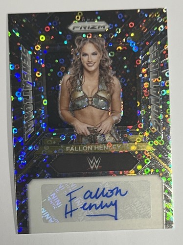 2024 Panini Prizm WWE Sensational Signatures Disco Fallon Henley Auto