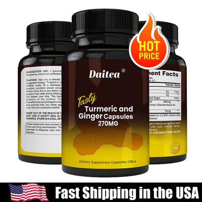 Curcumin C3 Complex 260 Mg Turmeric Rhizome Extract with Ginger Root - US