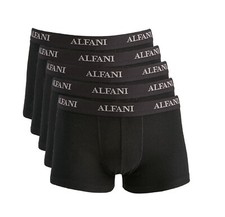 Alfani ALFATECH Men's Trunks Moisture-Wicking Tagless Black 5-Pack Small