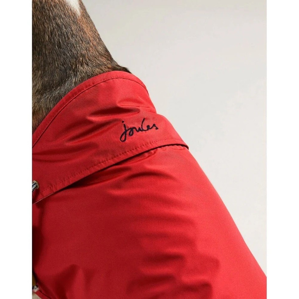Joules Red Water Resistant Dog Coat Size XL Lightweight eBay