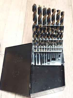 Performance One 29pc 135* Split Point Black & Gold Drill Bit Set w/Reduced Shank