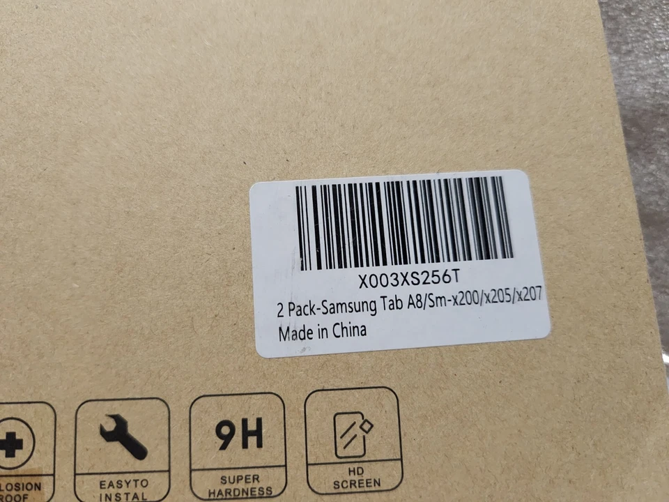 Premium Tempered Glass Screen Protector For Samsung Galaxy Tablet A8 (2 Pack) - Image 2 of 4