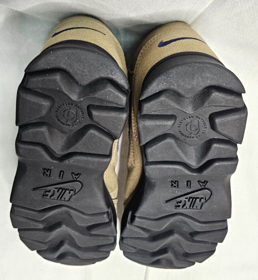 Vintage 2000 Nike ACG Regrind Soles Hiking Shoes Canvas Olive Blue