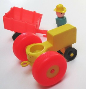 fisher price tractor ride on