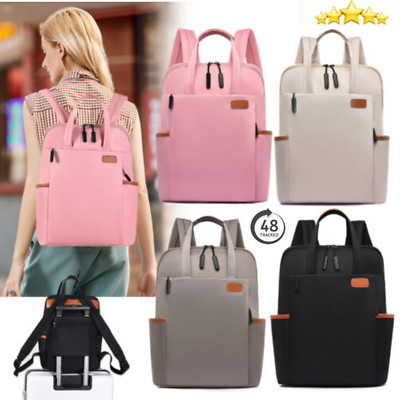 Damen Mädchen Laptop Rucksack Rucksack Schultertasche Arbeit Reisen Schule Teenager UK
