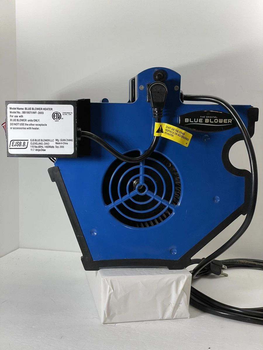 Blue Blower fan 300 CFM with heater attachment all tested | eBay