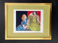 HENRI MATISSE CIRCA 1948 AWESOME SIGNED PRINT MATTED 11 X 14 + BUY IT NOW!!