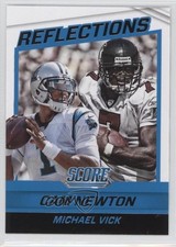 2016 Score Reflections Cam Newton Michael Vick #6 0g4
