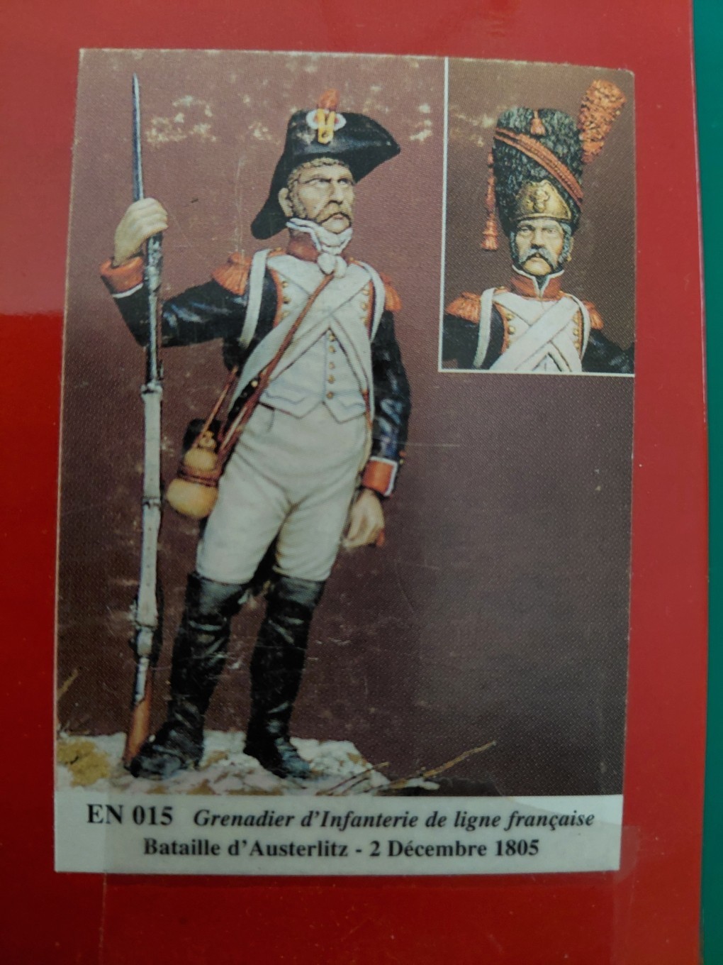 Durendal 54 mm Grenadier d Austerlitz statuette historique rare