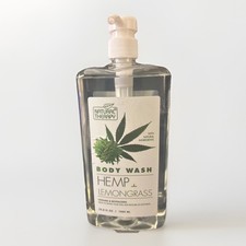 Natural Therapy HEMP+LEMONGRASS BODY WASH Cooling Revitalizing 33.8oz 0.59 per gallon