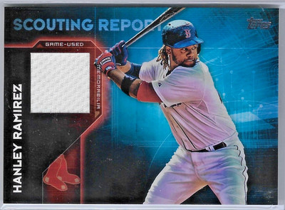 2016 Topps Scouting Report Relics   Hanley Ramirez, Boston Red Sox