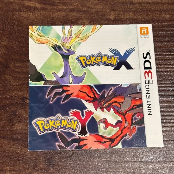 Pokemon X Y Version Nintendo 3DS 3 DS Instruction Manual Only | eBay
