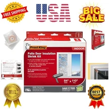 V76H 84" x 110" Indoor Window Kit - Simple, Clear, and Energy Efficient Solution