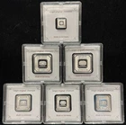 Lot Of 6 Geiger .999 Silver Bars 36g total